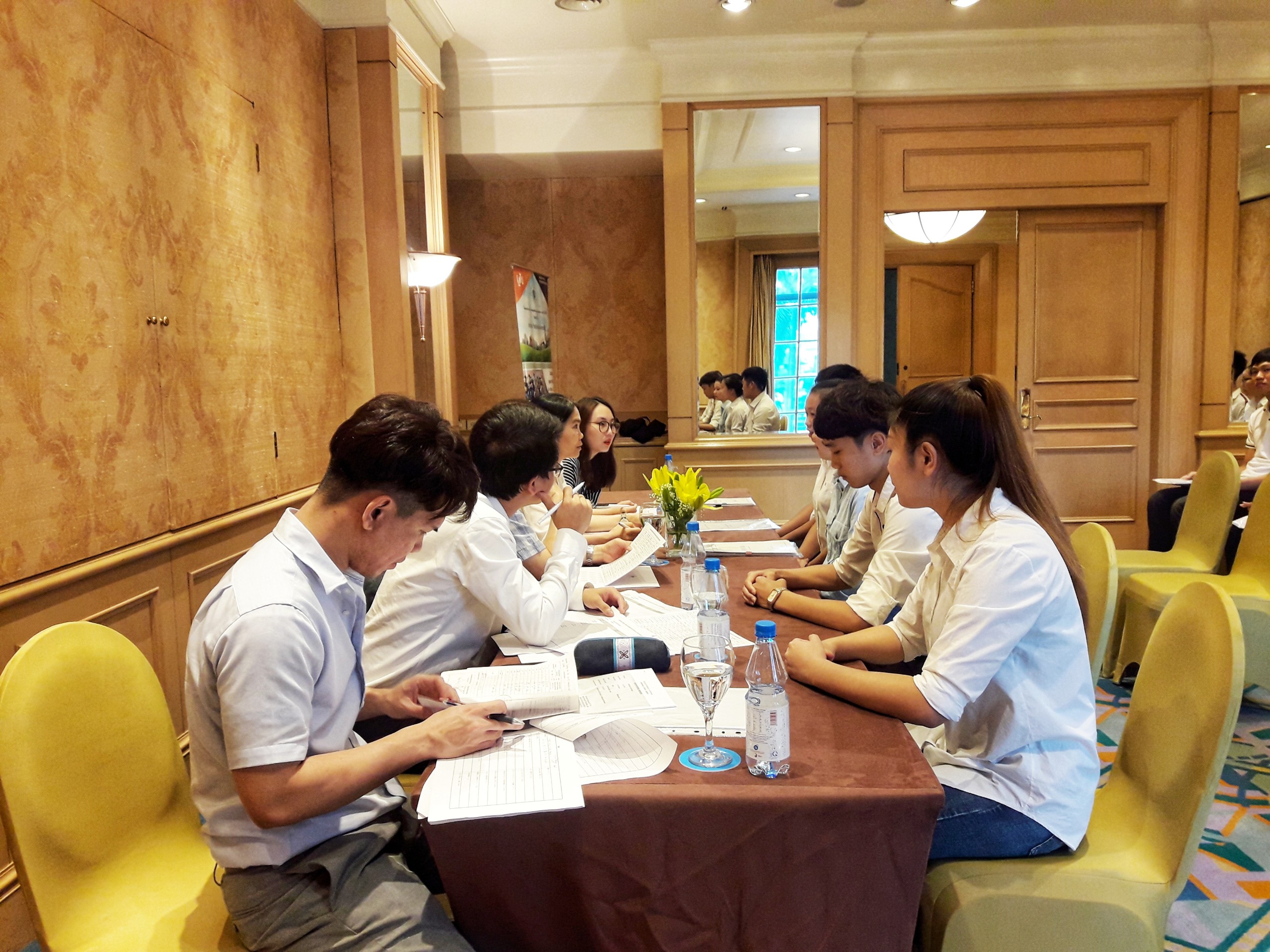 Cận cảnh buổi phỏng vấn du học của trường Đại học Quốc Gia Incheon Hàn Quốc
