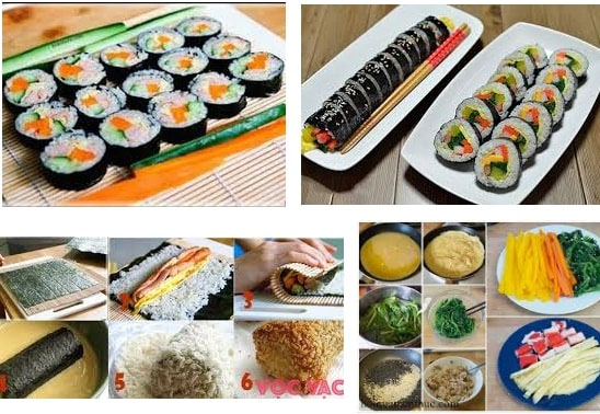 Hướng dẫn cách làm Kimbap ngon đúng chuẩn vị Hàn Quốc