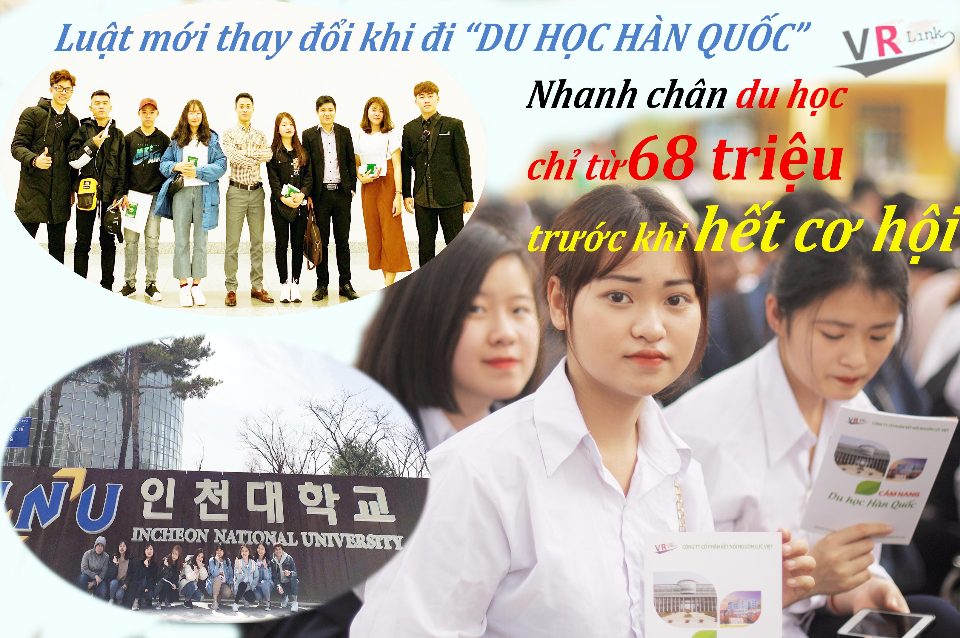 ĐIỀU KIỆN DU HỌC HÀN QUỐC 2020 VÀ MỘT SỐ DỰ LUẬT MỚI